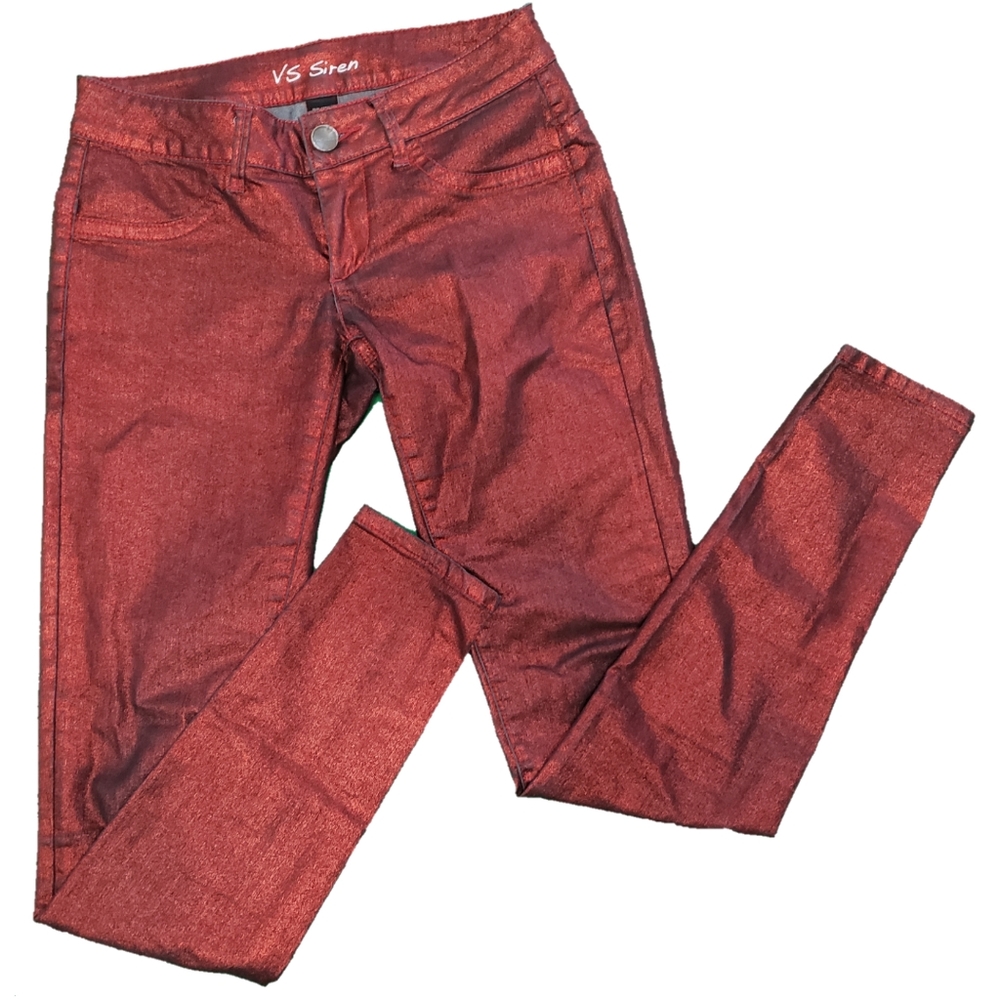 Victoria's secret metallic skinny jeans